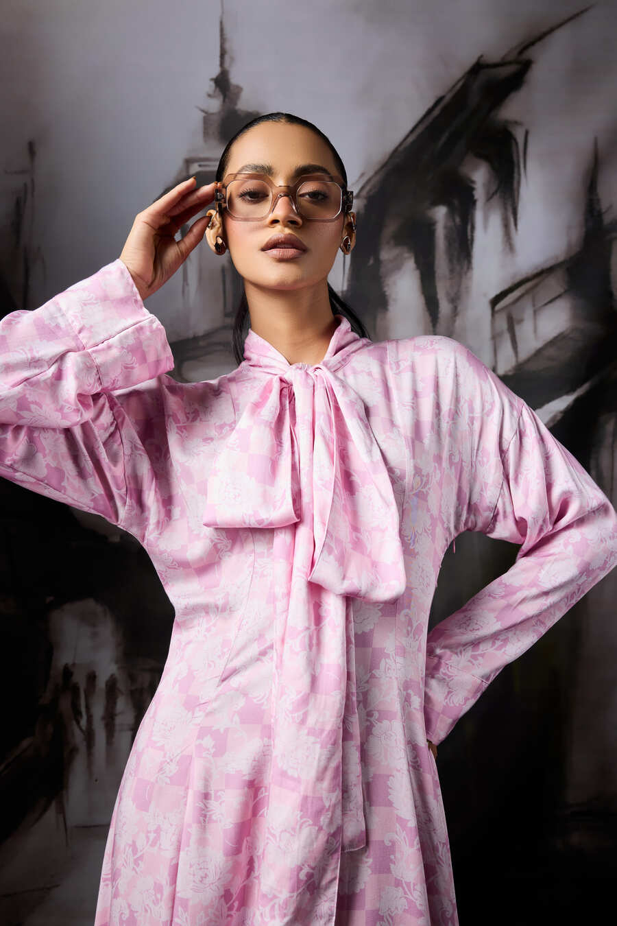 Maharani Poeny Scarf Dress