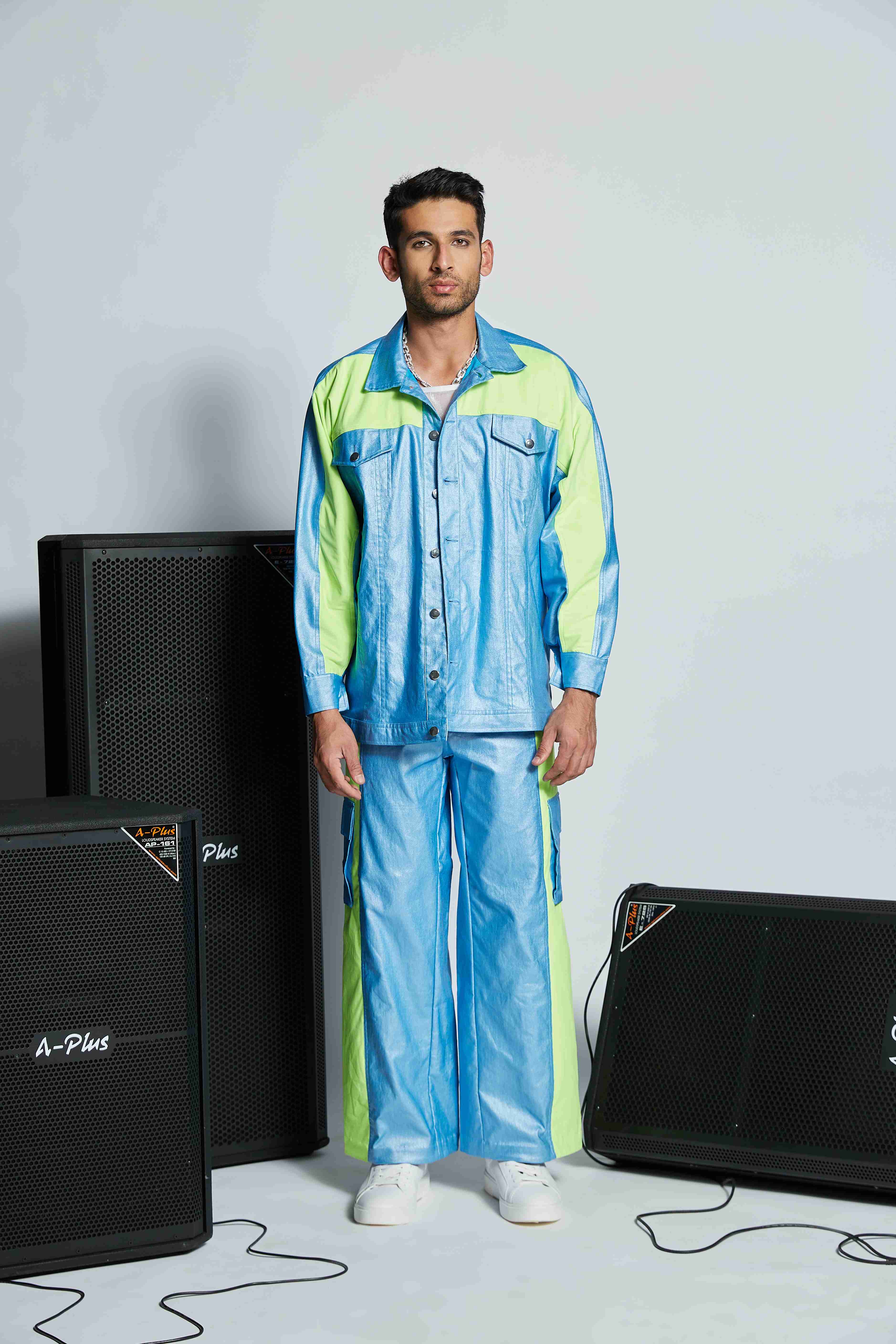 'Daddy Cool' Color Blocking Cargo