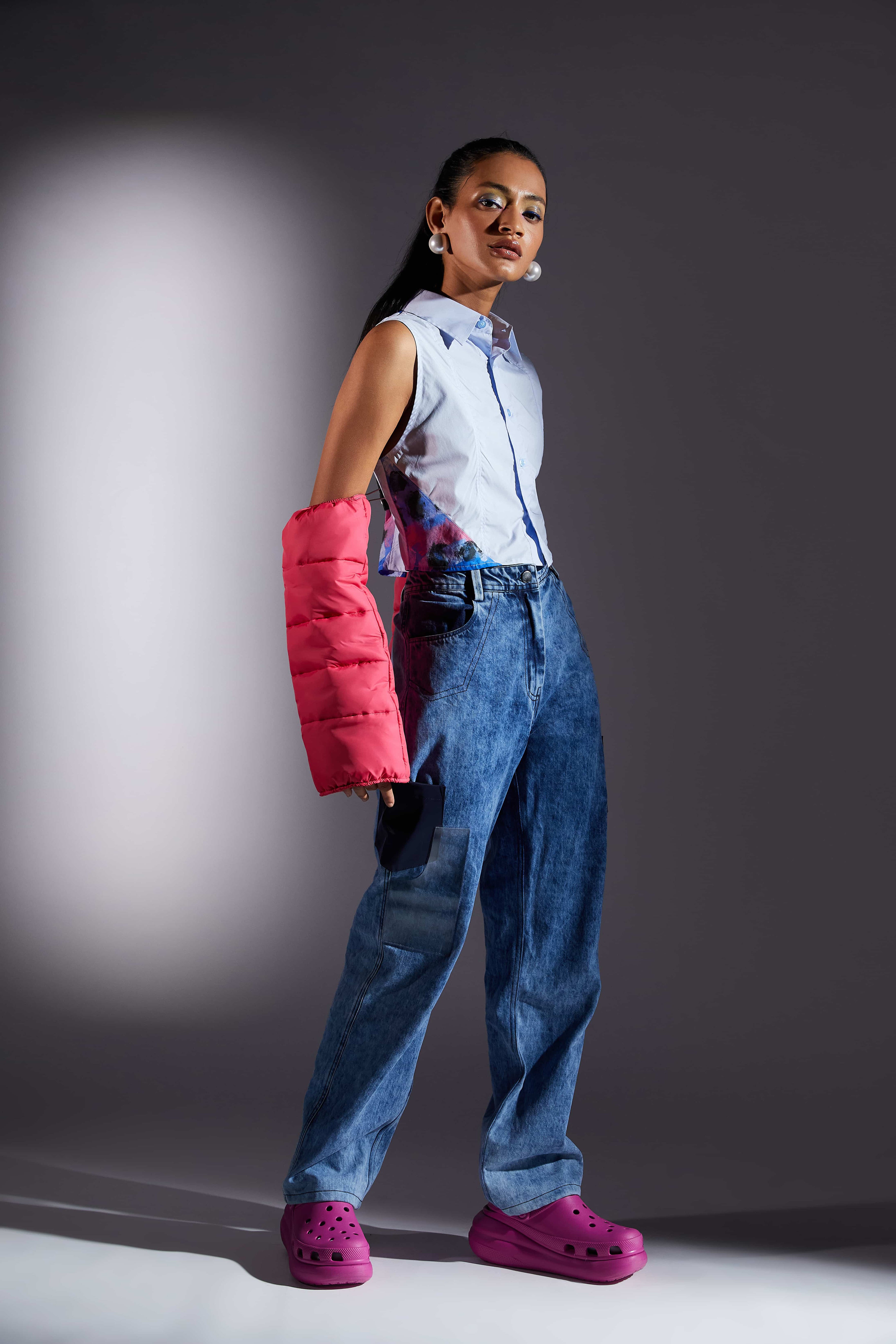 Falcon 9 Rocket Crop Shirt