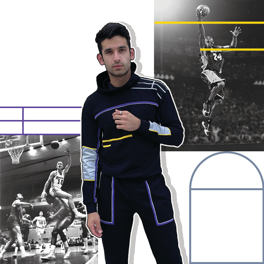 Basket Ball Court-lines Pants