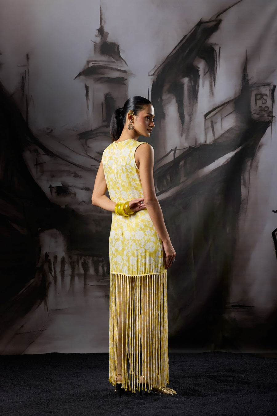 Maharani Poeny Tassel Dress