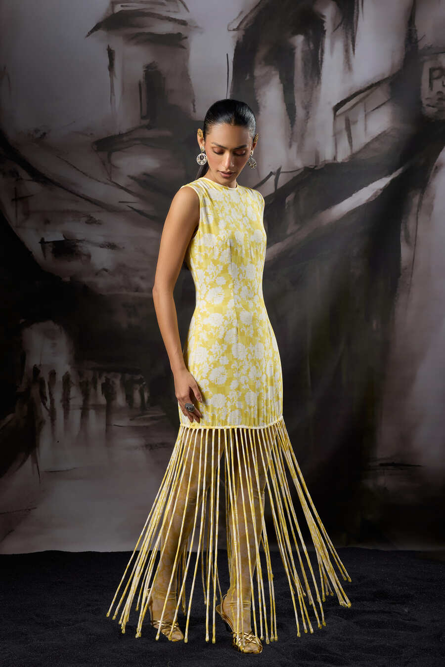 Maharani Poeny Tassel Dress