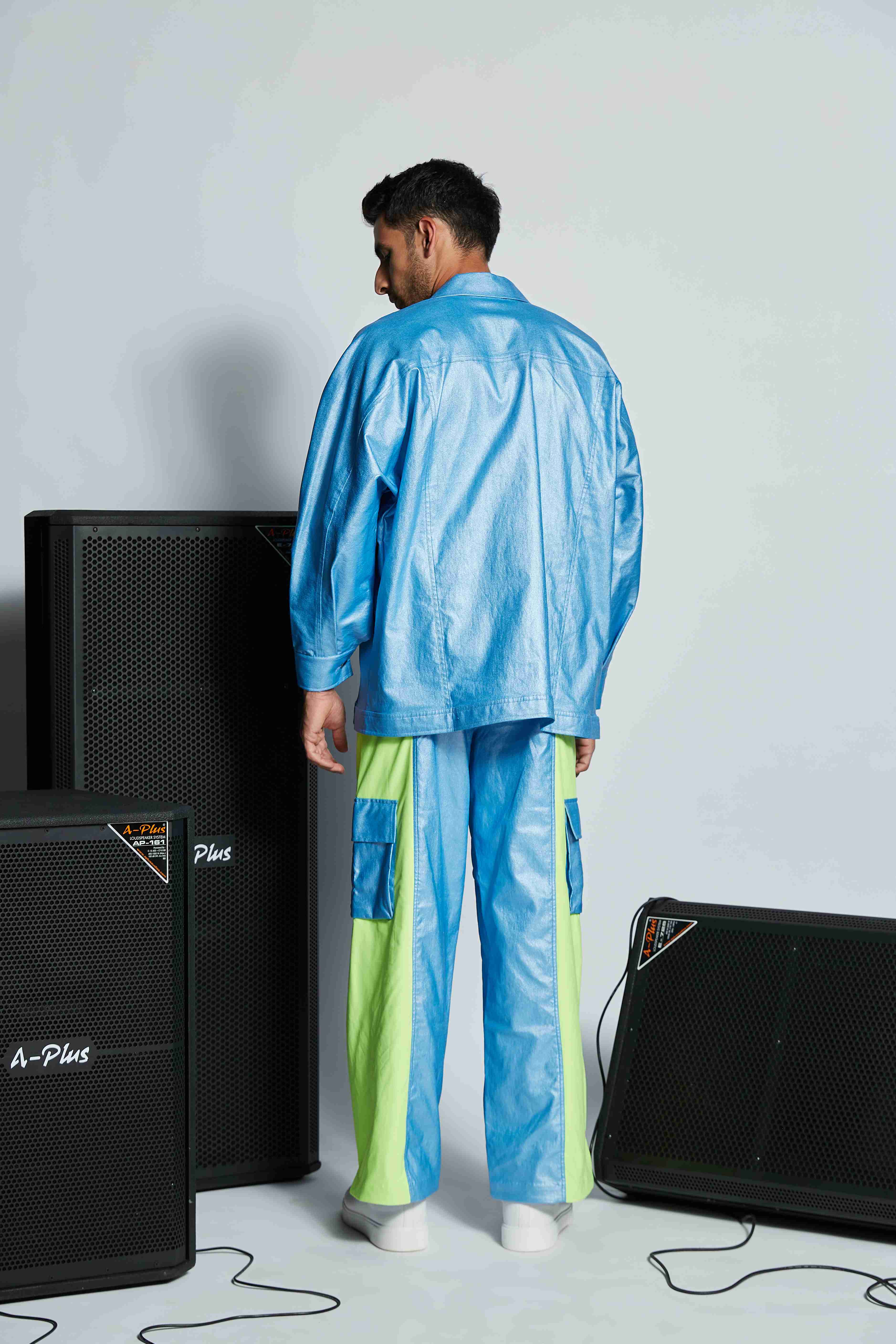 'Daddy Cool' Color Blocking Jacket