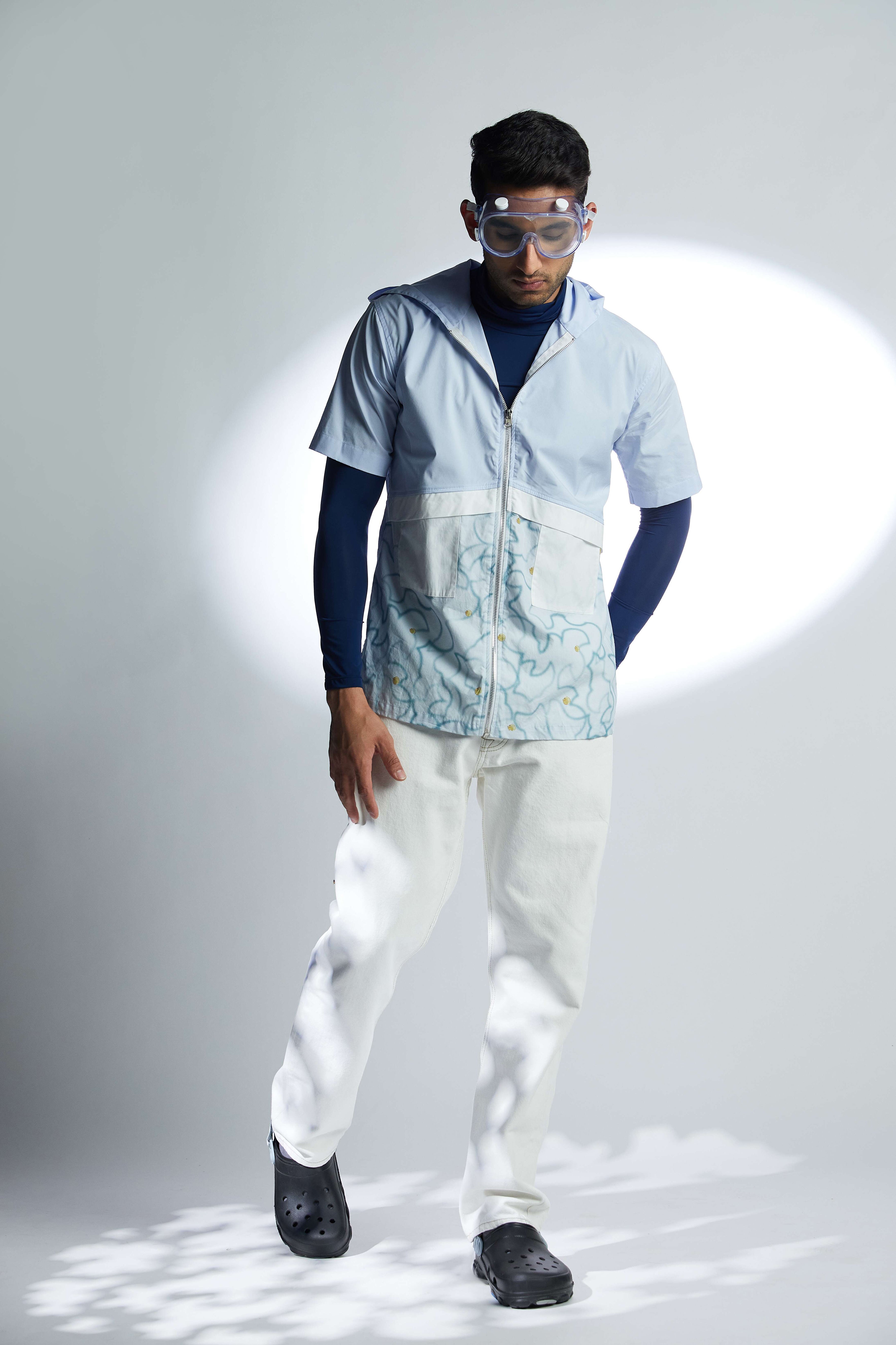 Puffer Fish Hood Shirt