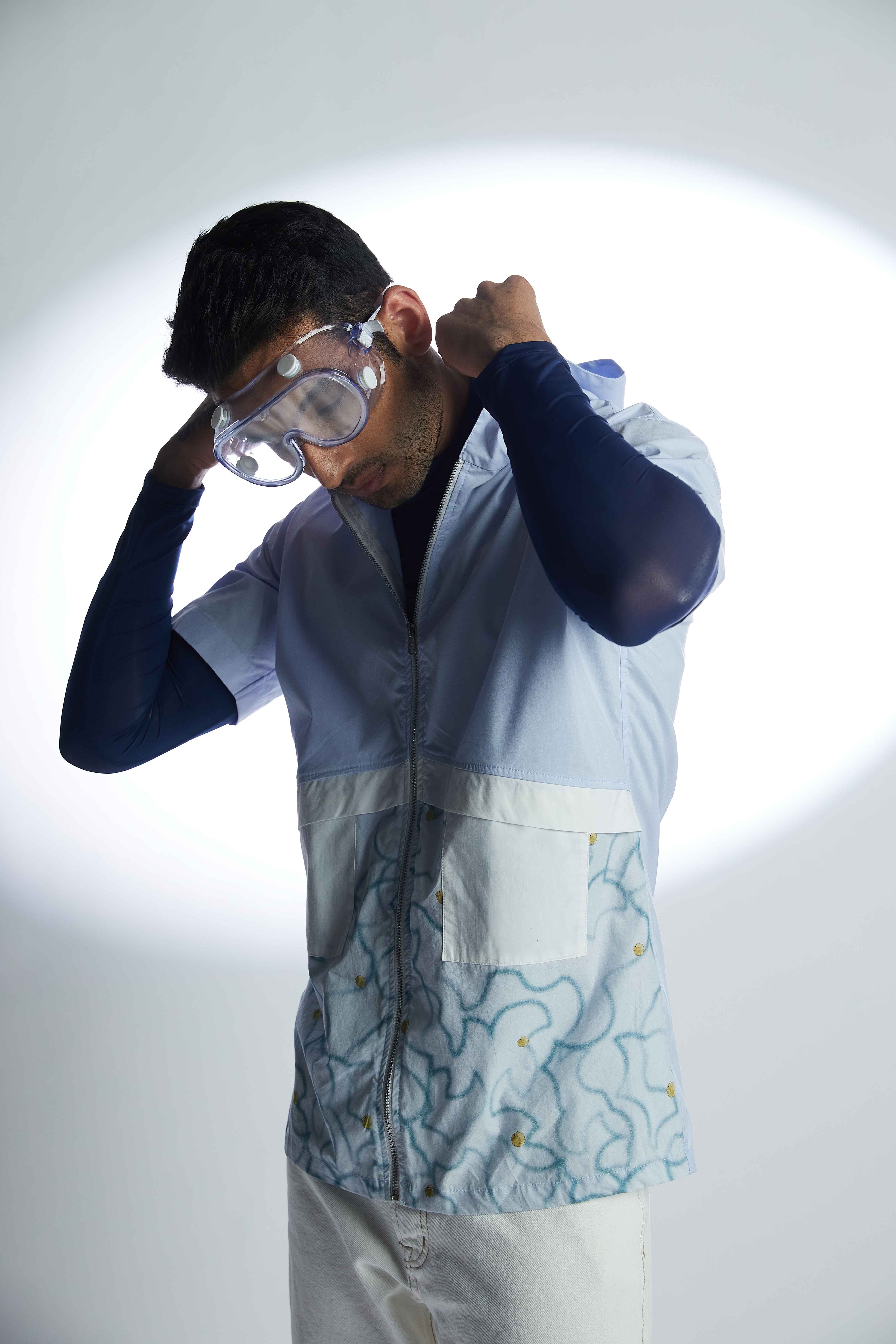 Puffer Fish Hood Shirt