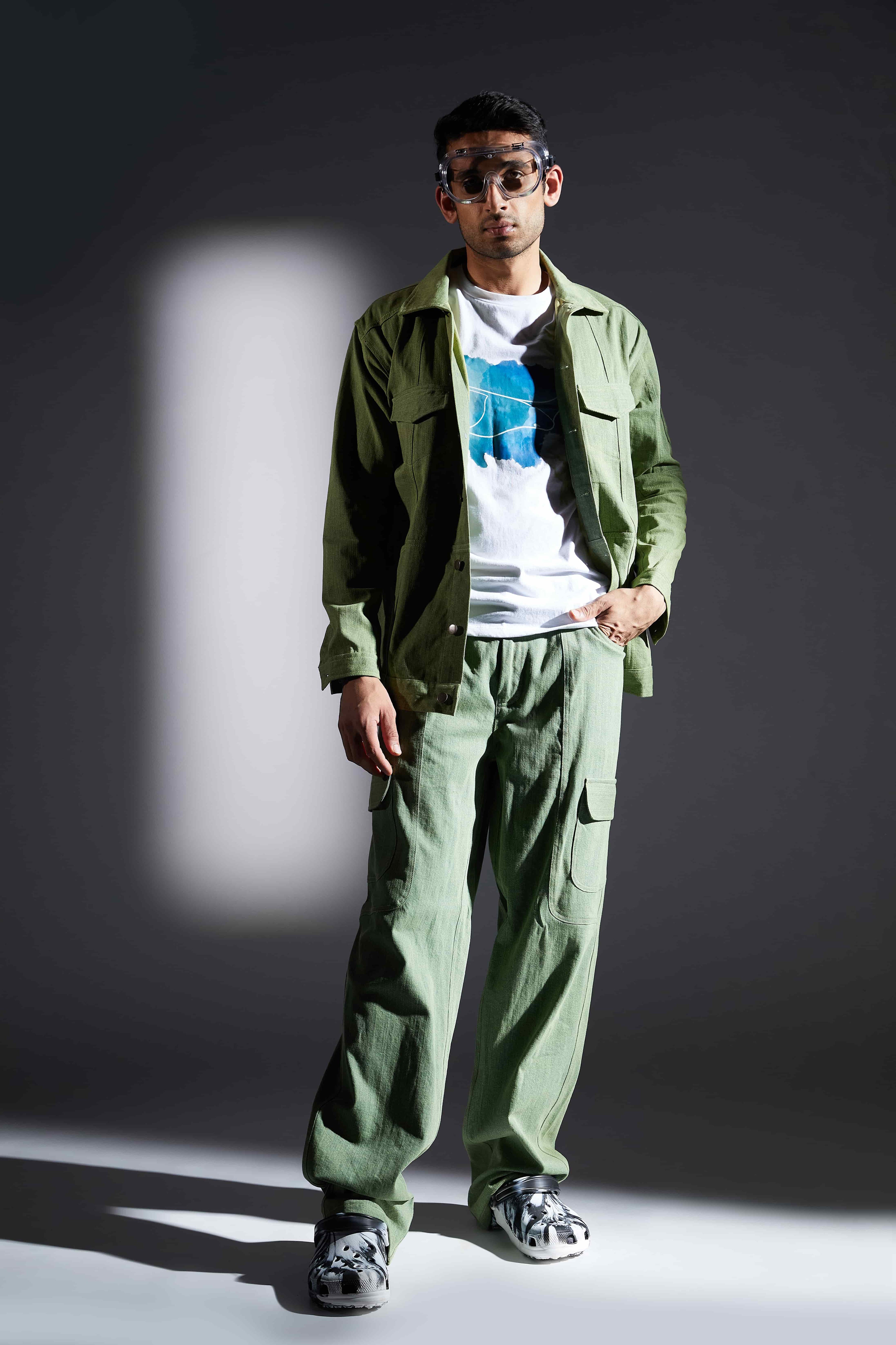 Straight Denim Pants