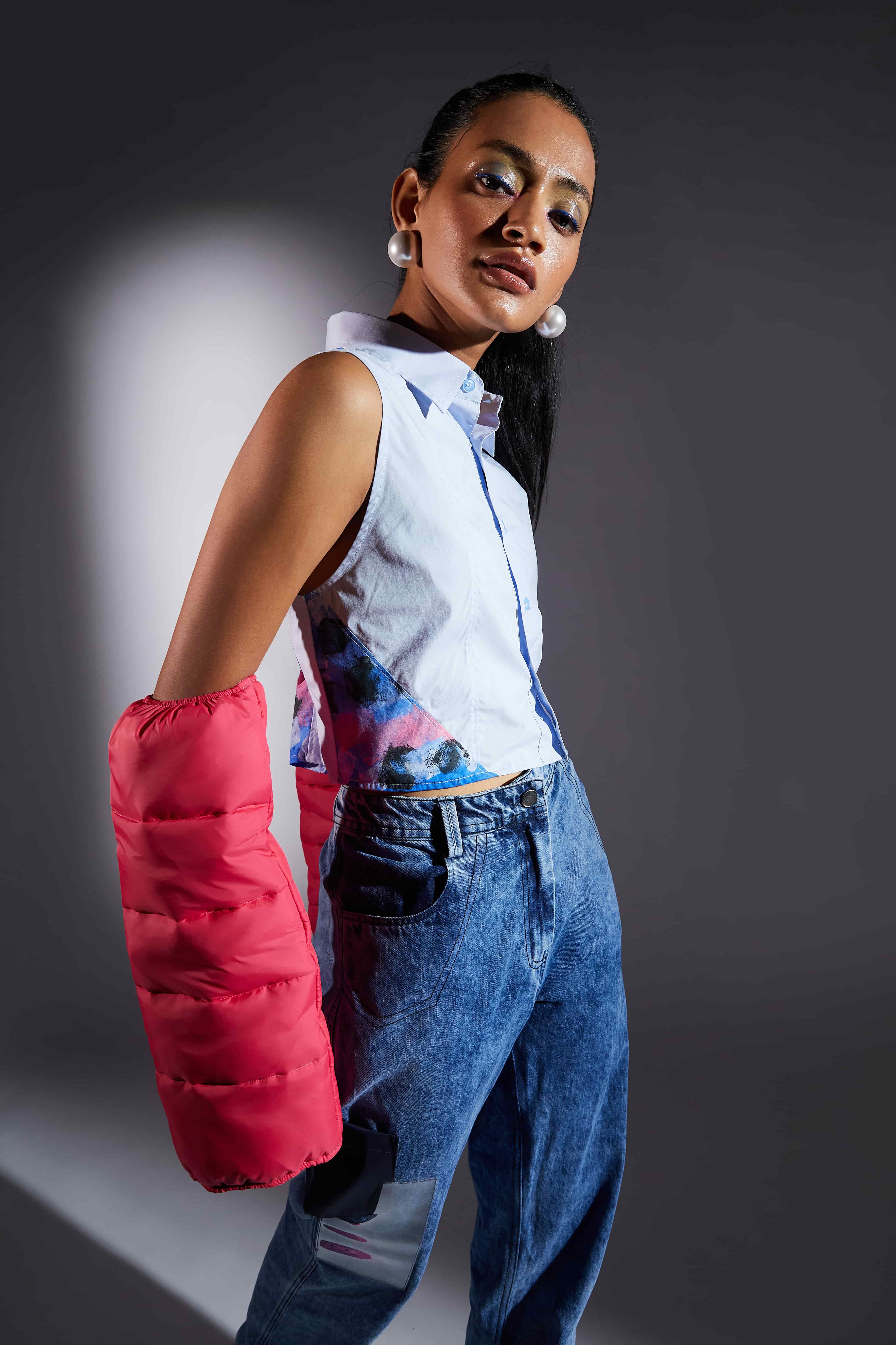 Falcon 9 Rocket Crop Shirt