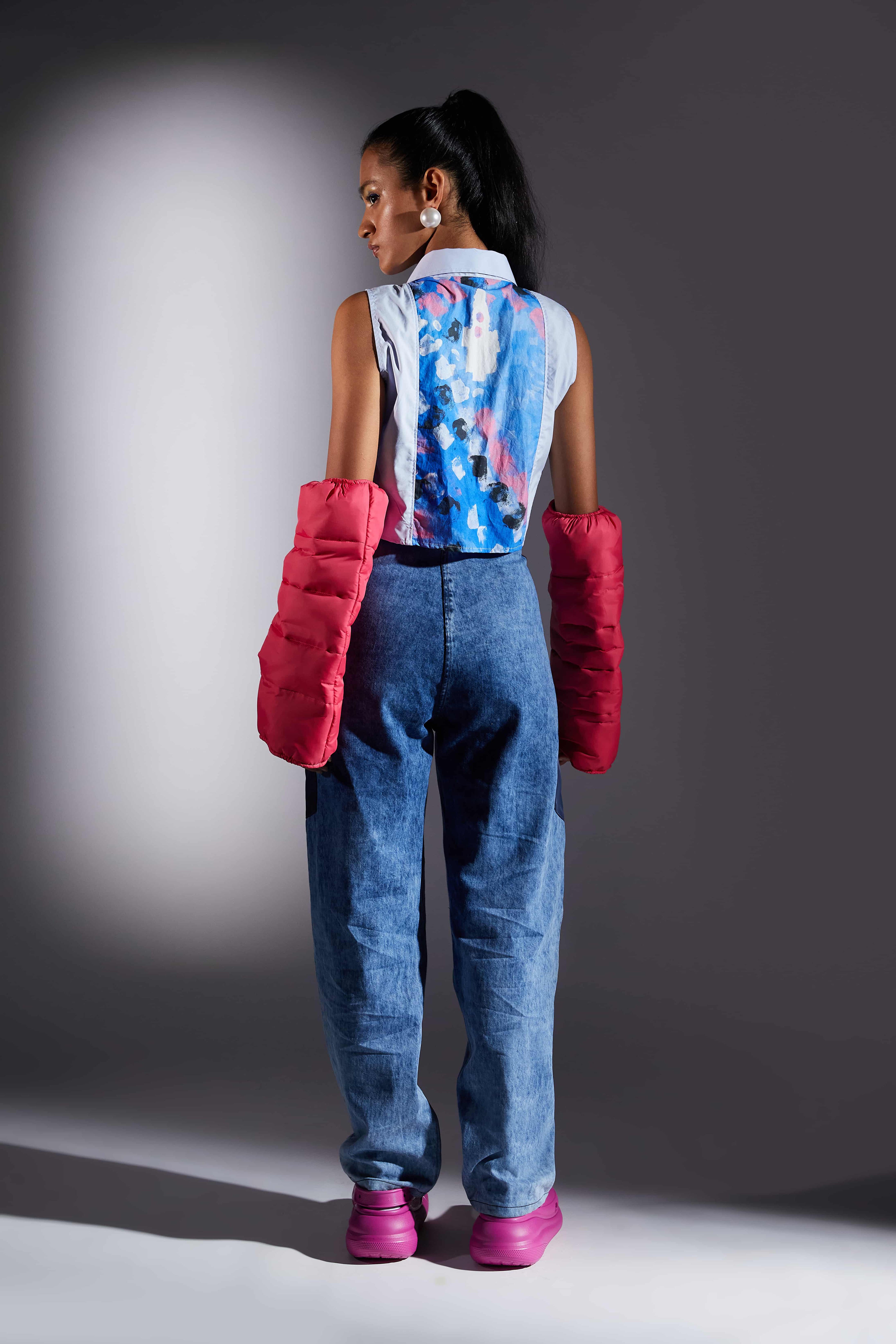 Falcon 9 Rocket Crop Shirt