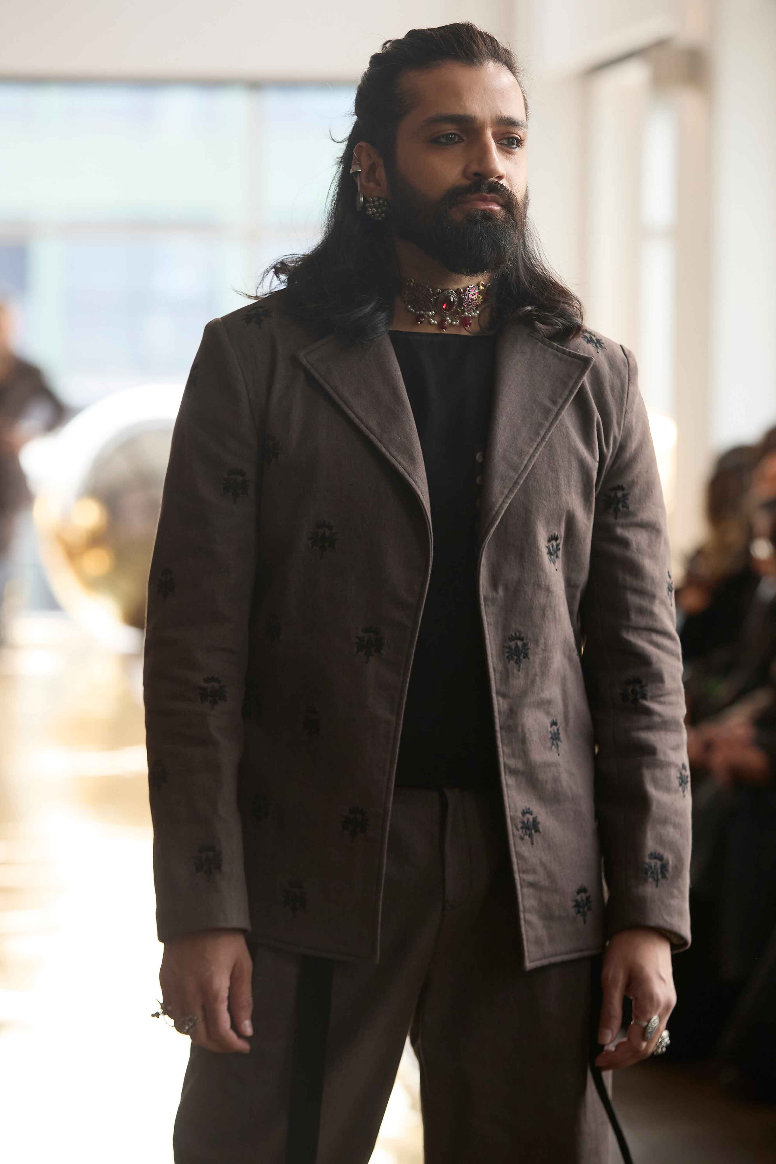 Paisley Patched Vest