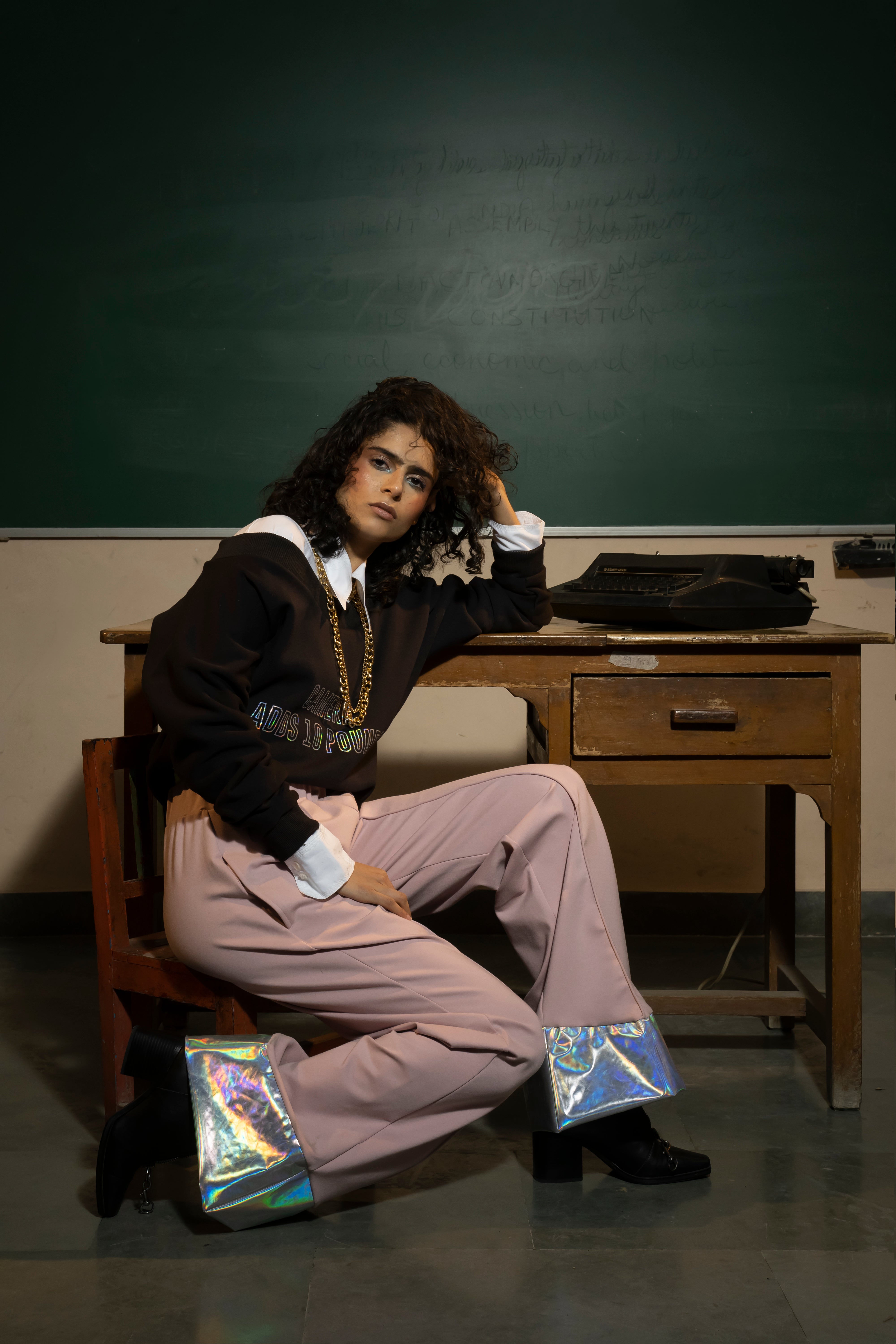 Flare Holographic Pants