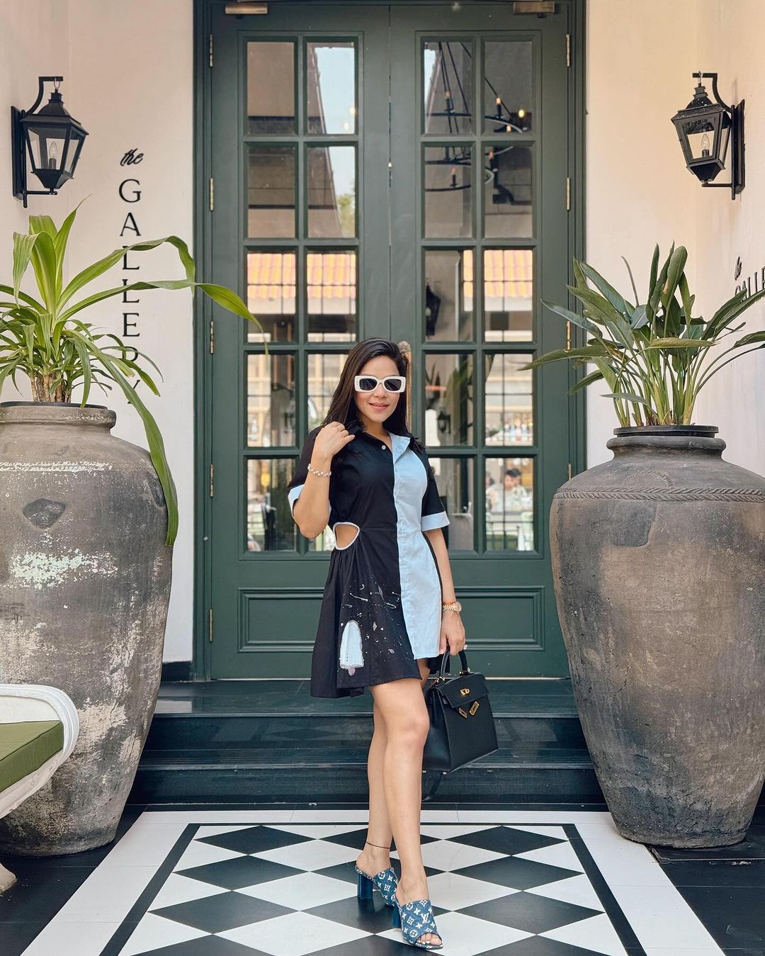 Ice-cream Two Tone Dress