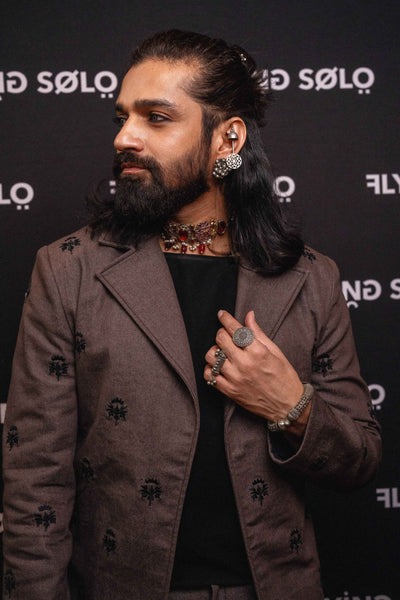 Mugal Embroidered Blazer