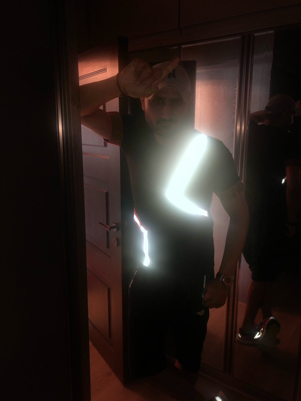 Neon Orange Zig Zack Tshirt