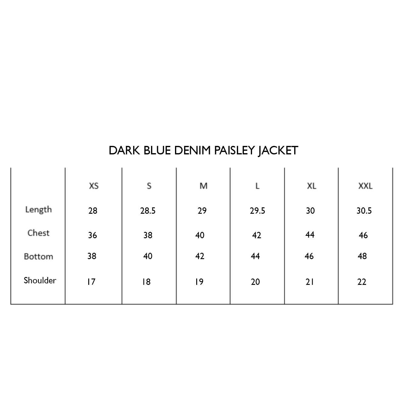 Denim Paisley Jacket