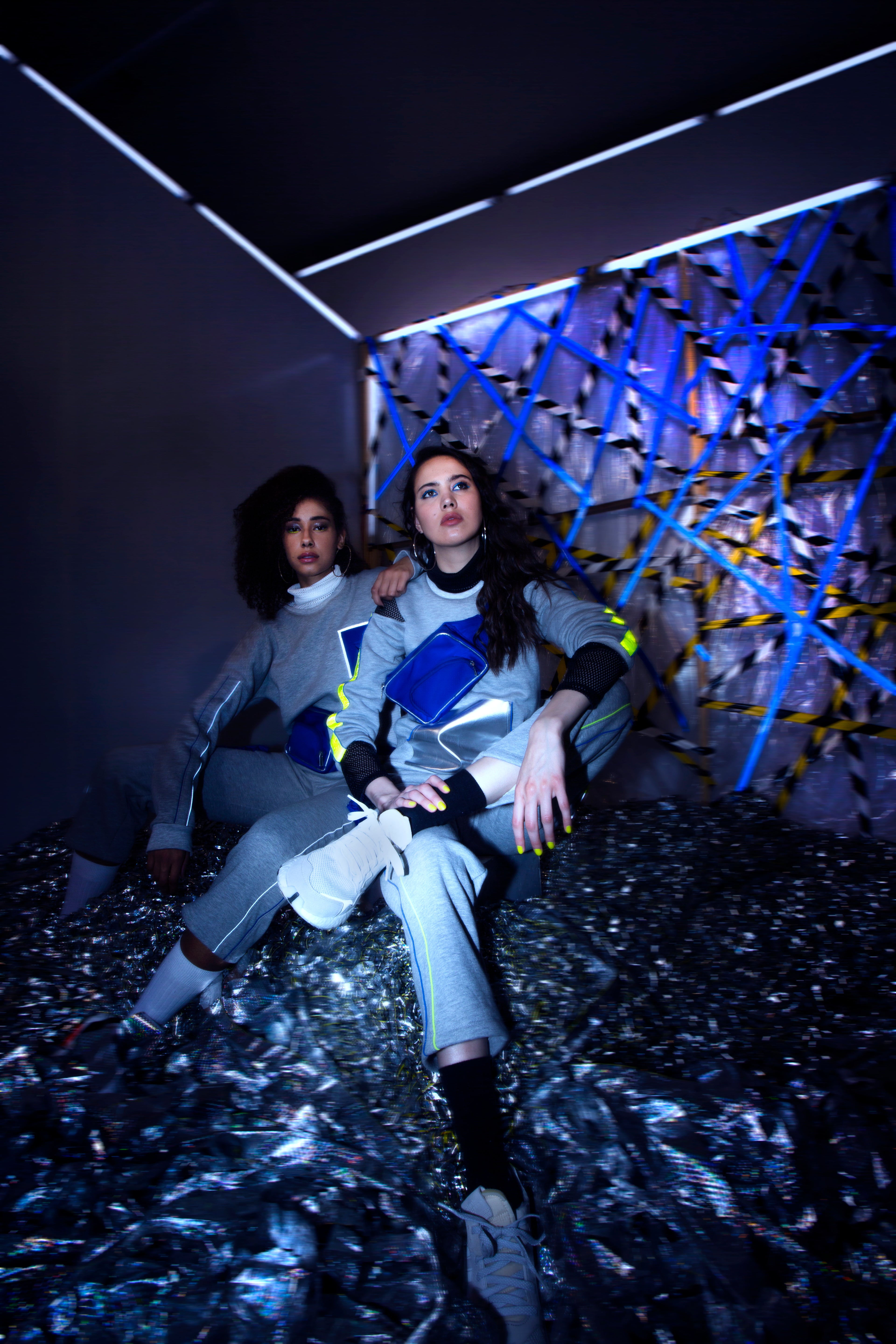 Reflective Utility Track Top